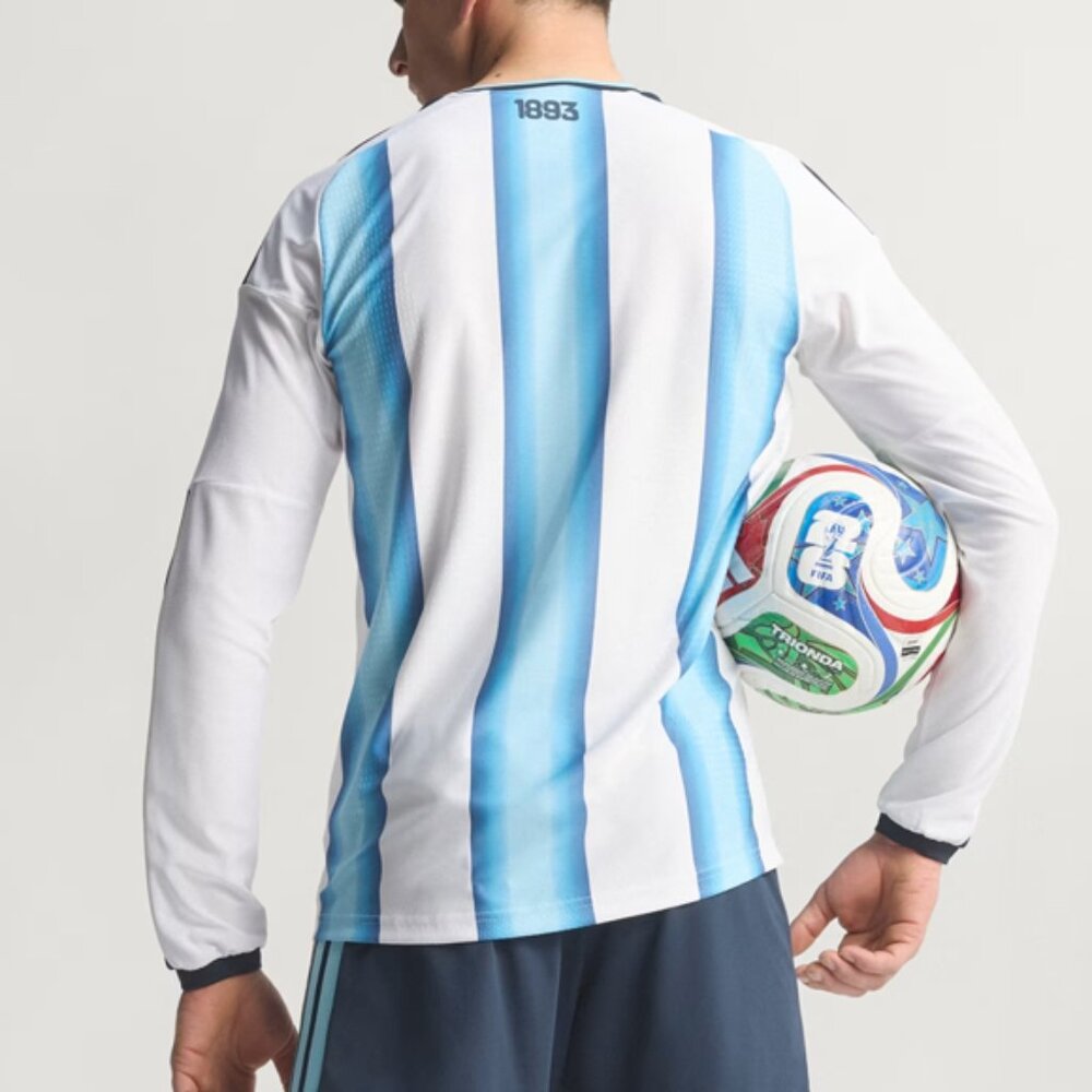 Adidas Argentina 26 Home Long Sleeve Jersey Sizer Large - Picture 3 of 6